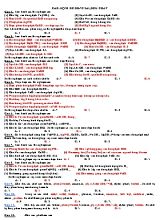 Đề cương ôn thi môn Hóa học - Câu mệnh đề đúng sai, đếm chất